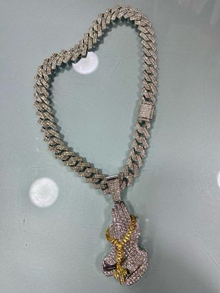 Collana Pray con brillanti 18 pollici