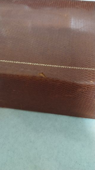 Joyero Vintage Cuero Marrón