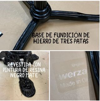 Mesa Terraza Redonda Werzalit