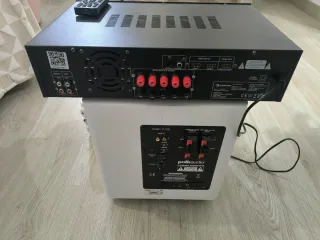 Amplificador Auna+ conjunto 5.1 subw+4 altavoces