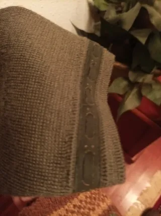 Chaqueta de punto verde