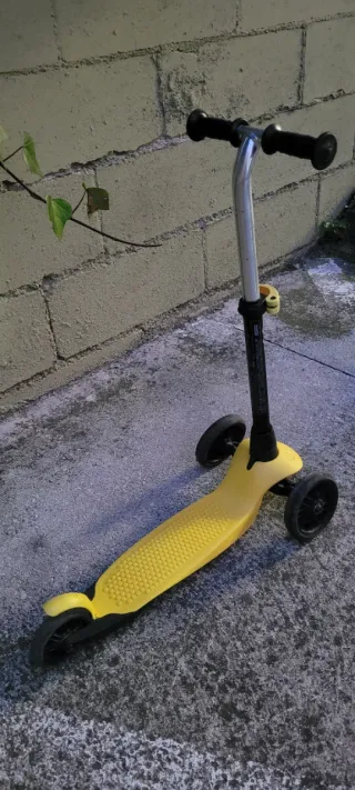 Patinete 3 Ruedas Amarillo