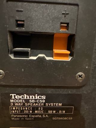 Altavoces Technics SB-CS9 Negros