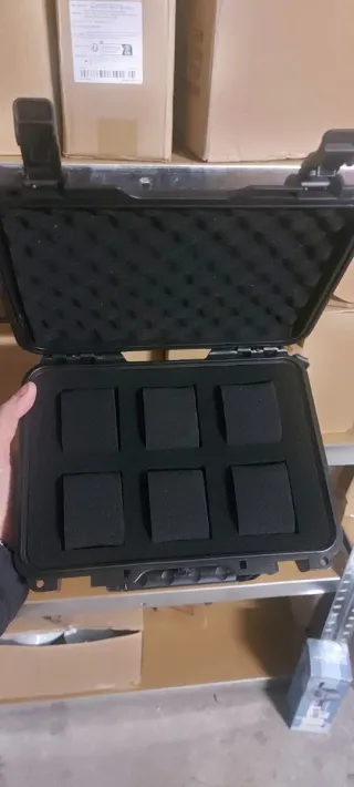 Valigetta porta orologi nera