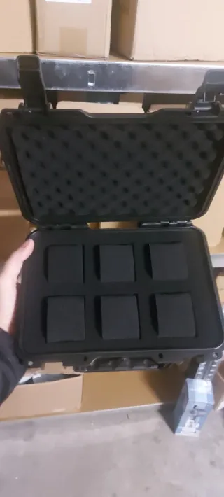 Valigetta porta orologi nera