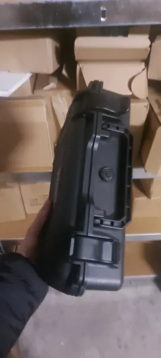 Valigetta porta orologi nera