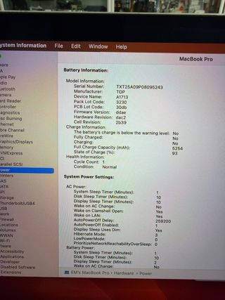 MacBook Pro 2017 13” i5 8GB RAM 128GB SSD