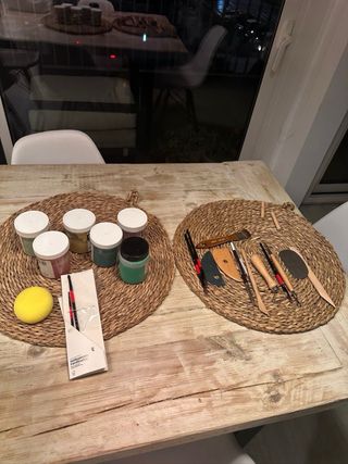 Material Cerámica: Pinturas y Herramientas