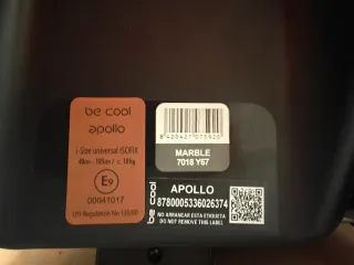 Silla de auto Be-Cool Apollo i-Size