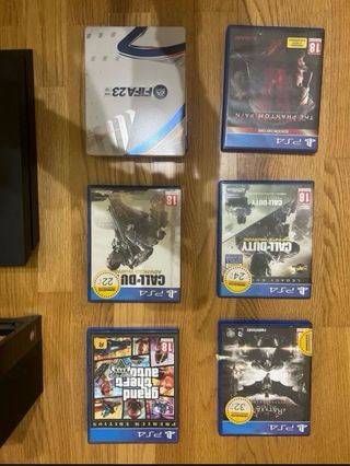 Consola PS4 (PlayStation 4) Negra +Juegos