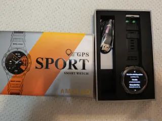 Reloj Inteligente GPS Bluetooth Negro/Plata