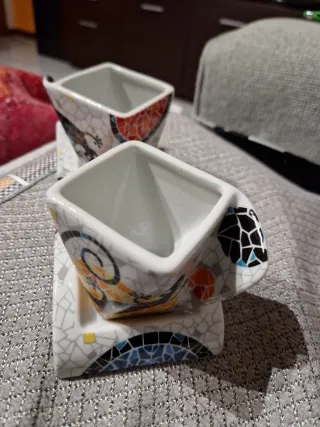 Set 2 tazzine con vassoio Barcellona Gaudi