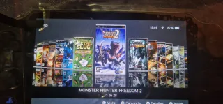 PS Vita con juegos Mario, GTA y FC25