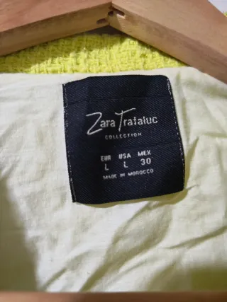 Americana Zara entallada cremallera vintage
