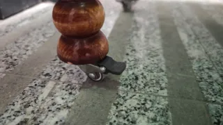 Mesa de cristal vintage 2 niveles