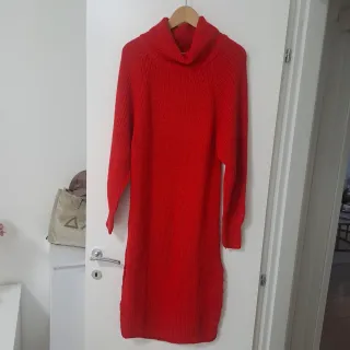Abito lungo maglia collo alto tg. M/L
