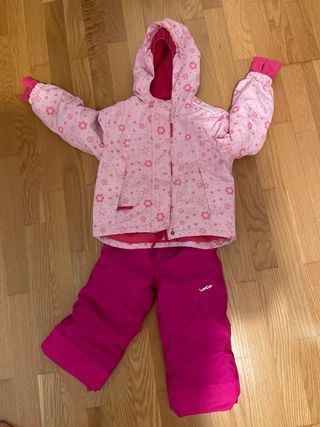 Pantalón de esquí niña 3-4 años y chaqueta 2-4 año