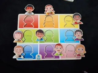 Puzzle de emociones para niños