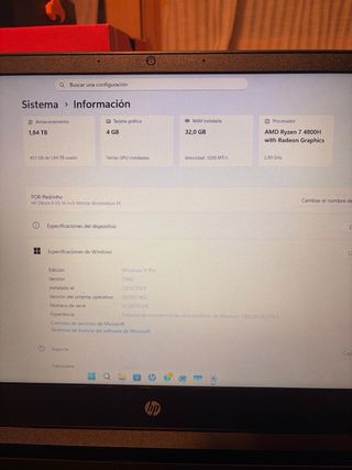 Portátil Gaming HP Pavilion 15 Negro