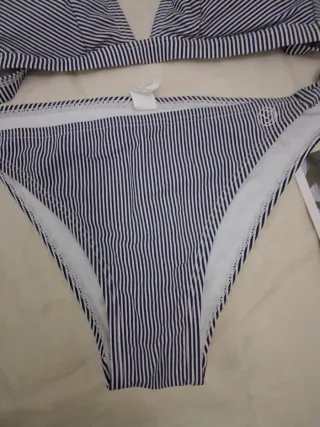 Bikini MarieClaire Rayas Azul y Blanco