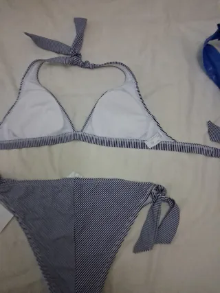Bikini MarieClaire Rayas Azul y Blanco