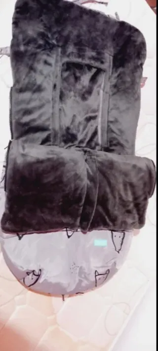 Saco universal Baby Clic gris estampado