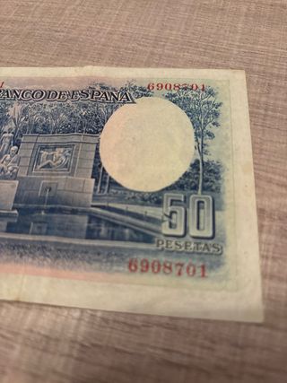 Billete 50 Pesetas Banco de España 1935