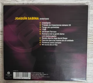 CD Joaquín Sabina Inventario