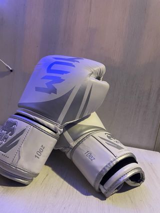 Guantes Boxeo Venum 10oz Blancos