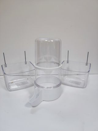 Set beverino e 2 mangiatoie per uccelli