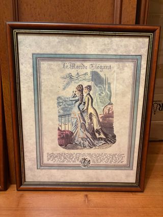Cuadros Le Monde Elegant Época