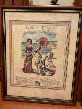 Cuadros Le Monde Elegant Época