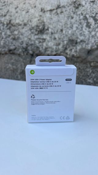 Cargador Apple USB-C 20W y Cable 60W