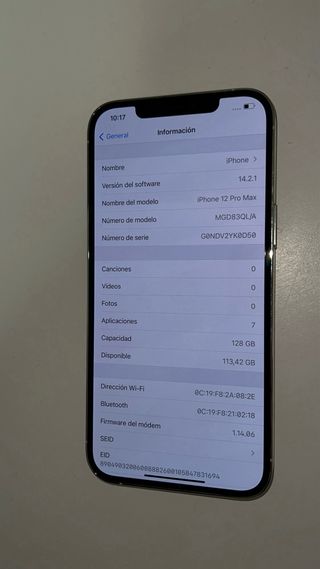 iPhone 12 Pro Max - 128GB - 100% salud de bateria