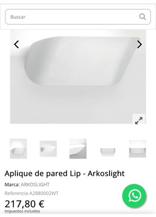 Aplique LED de pared moderno
