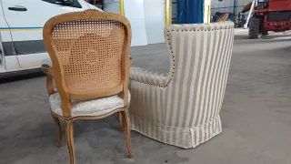 Set de butacas color blanco