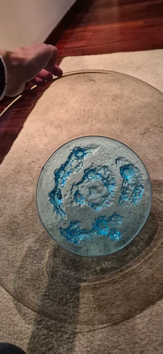 VENINI Piatto di Tapio Vetro Murano