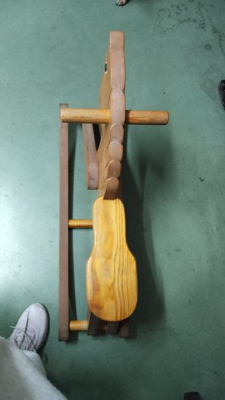 Caballo balancín de madera
