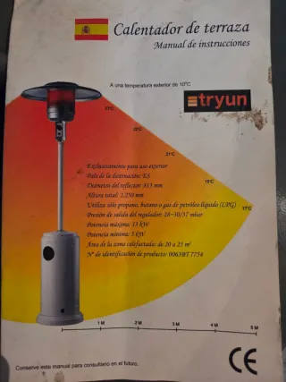 Estufa seta exterior