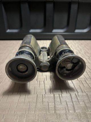 Prismáticos Huet París 1ª Guerra Mundial -FUNCIONA