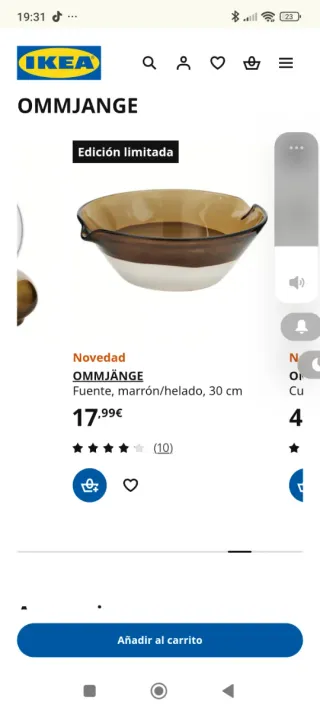Jarra y ensaladera Ikea Edición Limitada