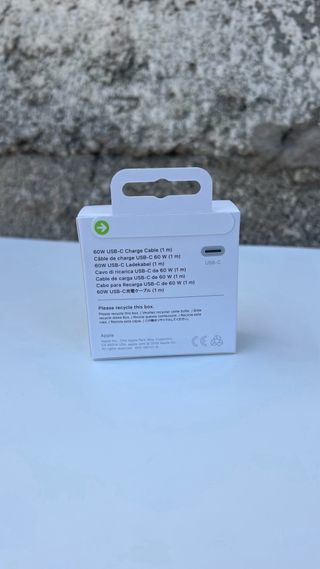 Cable Carga USB-C 60W Apple 1m