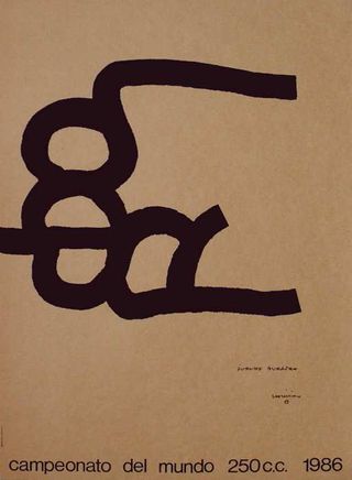 2 Carteles Chillida: Olímpicos y 350cc