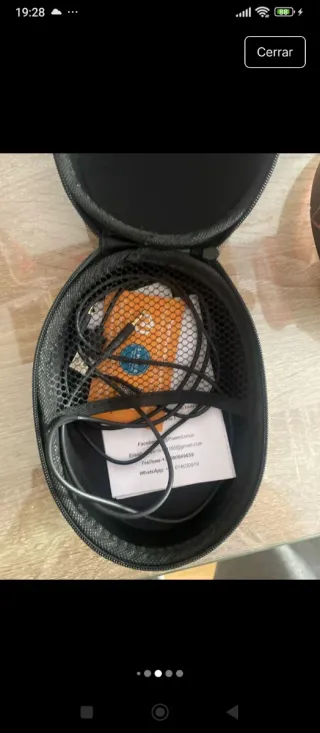 Auriculares PowerLocus Inalámbricos Negro/Naranja