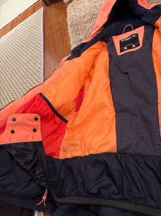 Chaqueta O'Neill esquí naranja y roja