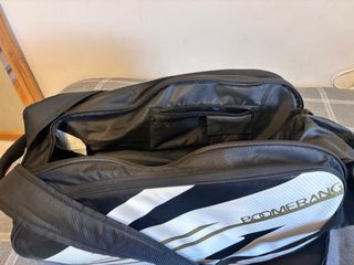 Paletero Padel Boomerang Negro y Blanco