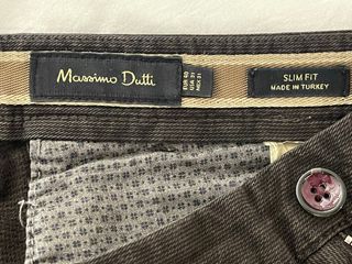 Pantalón vestir Massimo Dutti T40 Slim Fit