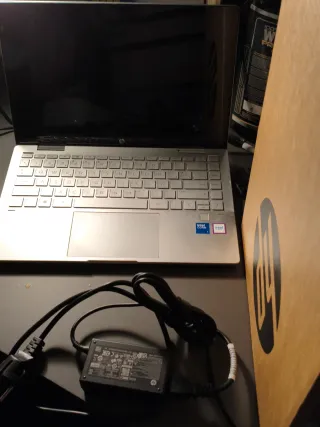 HP Ordenador Portátil Plata/Negro