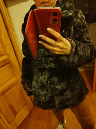 Abrigo italiano piel Joya