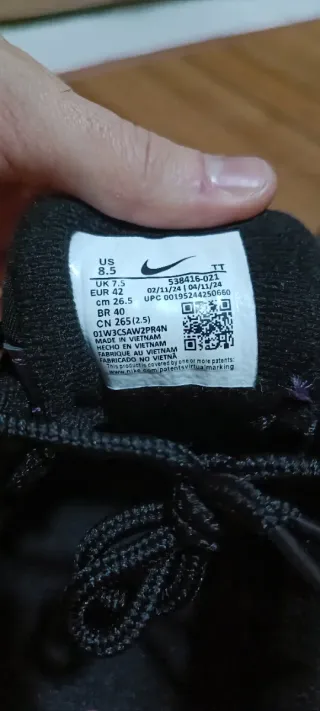 Nike Air Max 95 Negro Púrpura